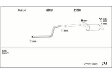 Výfukový systém WALKER VWK114339A