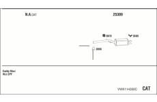 Výfukový systém WALKER VWK114350C