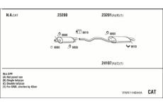 Výfukový systém WALKER VWK114844A