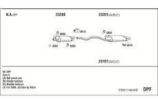Výfukový systém WALKER VWK114844B