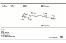 Výfukový systém WALKER VWK114844C