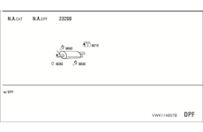 Výfukový systém WALKER VWK114857B
