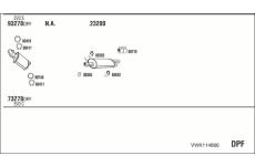 Výfukový systém WALKER VWK114866