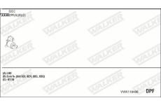 Výfukový systém WALKER VWK118496