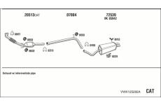 Výfukový systém WALKER VWK125292A