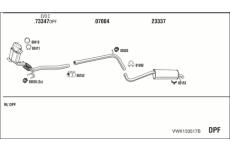 Výfukový systém WALKER VWK133517B