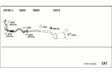 Výfukový systém WALKER VWK133529