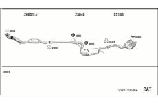 Výfukový systém WALKER VWK133536A