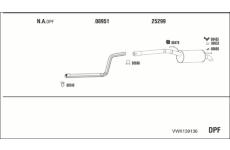 Výfukový systém WALKER VWK139136