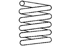 Pružina podvozku BOGE 81-290-0