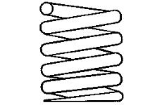 Pružina podvozku BOGE 81-146-0