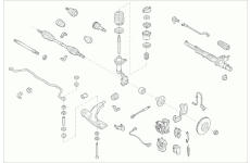 Zavěżení kola BOGE OPEL-KADET-FB043