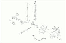 Zavěżení kola BOGE VW-PASSA-RB002