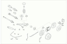 Zavěżení kola BOGE VW-TRANS-RB002