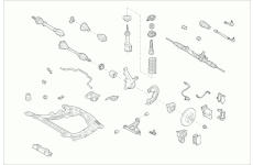 Zavěżení kola BOGE RENAU-19II-FB005