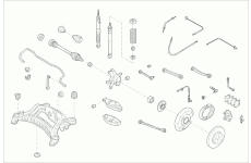 Zavěżení kola BOGE MERCE-E-KLA-RB002