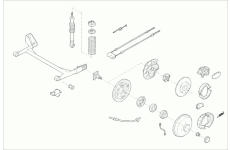 Zavěżení kola BOGE FORD-ESCOR-RB007