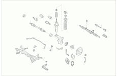 Zavěżení kola BOGE FORD-ESCOR-FB013