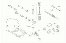 Zavěżení kola BOGE RENAU-MEGAN-FB003