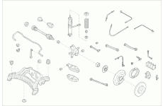 Zavěżení kola BOGE MERCE-E-KLA-RB008