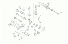 Zavěżení kola BOGE VW-GOLF-FB077