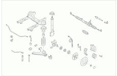 Zavěżení kola BOGE FORD-TRANS-FB004