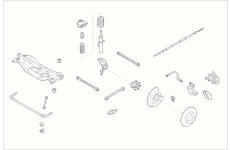 Zavěżení kola BOGE FORD-MONDE-RB028