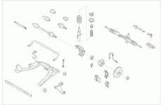 Zavěżení kola BOGE FORD-MONDE-FB027