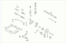 Zavěżení kola BOGE OPEL-MERIV-FB002