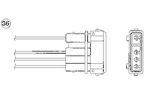 Lambda sonda NGK 97640