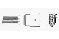 Lambda sonda 95577 NGK OZA629-V8