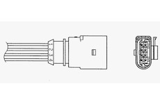 Lambda sonda 1345 NGK OZA532-V6