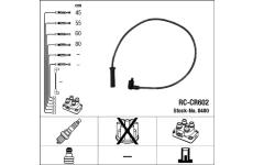 Sada kabelů zapalování 8480 NGK RC-CR602