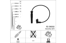 Sada kabelů zapalování 8276 NGK RC-DW302