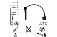 Sada kabelů zapalování 7701 NGK RC-FD1204