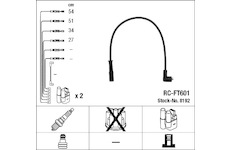 Sada kabelů zapalování 8192 NGK RC-FT601