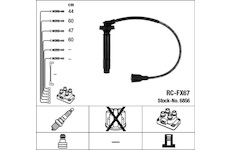 Sada kabelů zapalování 6856 NGK RC-FX67
