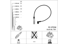 Sada kabelů pro zapalování NGK 7061