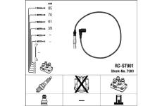 Sada kabelů zapalování 7303 NGK RC-ST901
