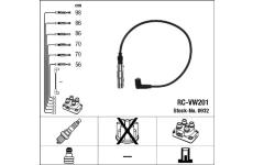 Sada kabelů zapalování 0932 NGK RC-VW201