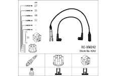 Sada kabelů zapalování 8262 NGK RC-VW242