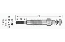 żeraviaca sviečka NGK 5925