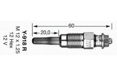 Žhavicí svíčka NGK 4182