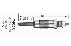 Žhavicí svíčka NGK 4791