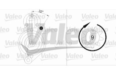 Startér VALEO 458184