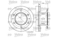 Brzdový kotouč VALEO 187006