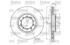 Brzdový kotouč VALEO 187062