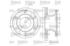 Brzdový kotouč VALEO 187091