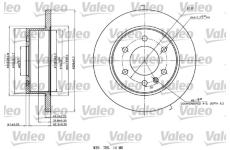 Brzdový kotouč VALEO 187142
