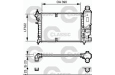 Chladič, chlazení motoru VALEO 231528